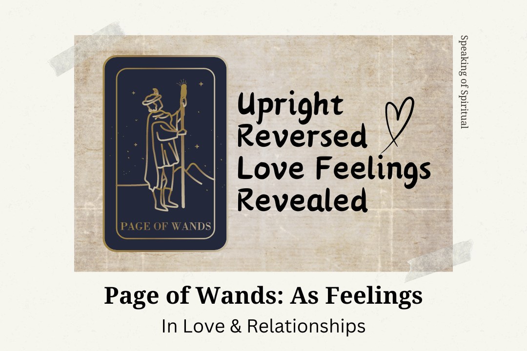 page of wands as feelings In Love & Relationships